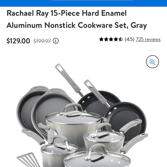 Rachel Ray Cookware Set - Picture 1 of 3